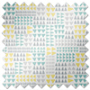 Watercolour Triangles, Lemon Zest - Twist&Fit Roller Blind